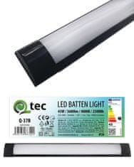 HADEX Lineárne svietidlo LED 45W 1510x75x25mm denné biele, čierna farba QTEC