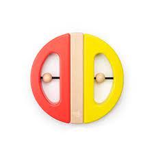 Tegu Magnetická hračka TEGU - Swivel Bug - Yellow and Poppy