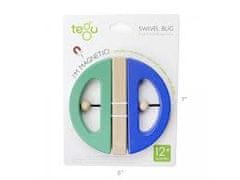 Tegu Magnetická hračka TEGU - Swivel Bug - Teal and Blue