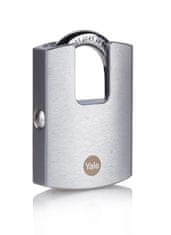 Yale Zámok Yale Y122B/50/123/1, High Security, visiaci, pochromovaný, 50 mm, 3 kľúče