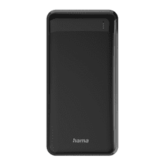 HAMA Eco Power 20, powerbanka, 20000 mAh, 2 A, 2 výstupy: 2x USB-A