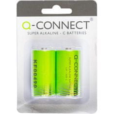 Q-Connect Alkalické batérie - MN1400, LR14, C, 2 ks