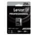 LEXAR pamäťová karta 256GB Professional 1667x SDXC UHS-II, (čítanie/zápis: 250/120MB/s) C10 V60 U3