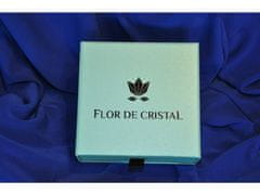 Flor de Cristal Strieborné náušnice Puebla so zirkónmi