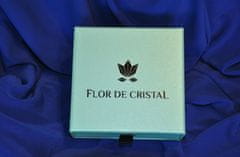 Flor de Cristal Náušnice Violet