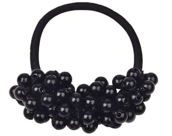 For Fun & Home Elastická gumička do vlasov s perlami na drdol, veľmi ľahká, univerzálna veľkosť