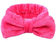 For Fun & Home Kozmetická mašľa do vlasov Soft Spa, materiál fleece, univerzálna veľkosť, šírka 14 cm