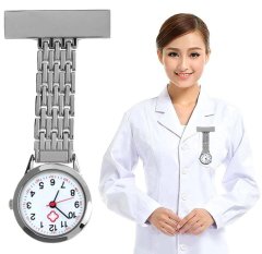Camerazar Lekárske hodinky z nehrdzavejúcej ocele - šírka obalu 2,5 cm, celková dĺžka 7 cm