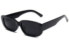 Camerazar Unisex slnečné okuliare Nerdy Kujonki, čierne zrkadlové šošovky, plast, šírka mostíka 15 mm