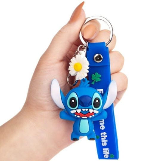 Camerazar Prívesok na kľúče s veselým medvedíkom Stitch