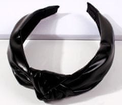 For Fun & Home Elegantný dámsky turban do vlasov so širokým uzlom, 16 cm, plast, 3,5 cm