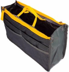 Camerazar Organizér do kabelky Bag in Bag, farebný, nylonový/síťovinový materiál, 27,5x17,9x8 cm