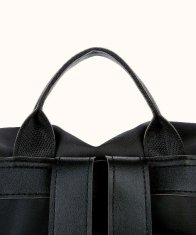 Camerazar Dámsky batoh Black Vintage, dvojfarebný, nepremokavý polyester, 32x31x13 cm