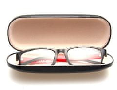 Camerazar Elegantné tvrdé puzdro na okuliare, čierne, 17x8x5,5 cm