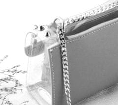 Camerazar Dlhá kovová retiazka na kabelku, dĺžka 100 cm, šírka 1 cm, pevné karabínky