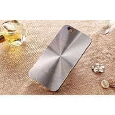 Flor de Cristal Flamenco Mystique Odolné hliníkové puzdro pre iPhone 5/5S - strieborné, s výrezmi a ochranou tlačidiel