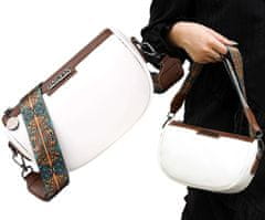 Camerazar Dámska kožená taška cez rameno postbag