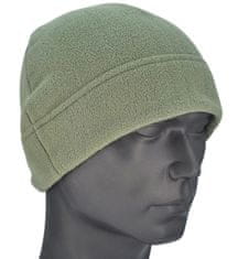 Camerazar Pánska fleecová zimná čiapka, zelená, univerzálna veľkosť, 100% polyester