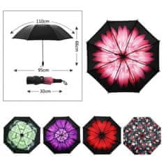 Flamenco Mystique Rain Screen Flower, vodotesná vinylová tkanina, priemer 98 cm, dĺžka 66 cm