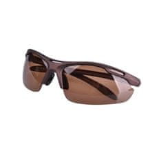 Camerazar Pánske hnedé športové slnečné okuliare s polarizáciou, ochranou UV 400 a kovovým rámom