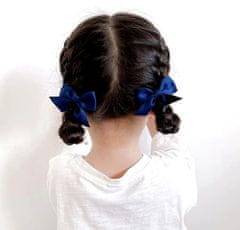 Camerazar Elegantná detská sada 2 masiek na vlasy, kovová spona, veľkosť 6 cm x 4 cm