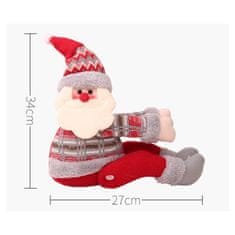 Flamenco Mystique Father Christmas, 34 cm, plyš, so suchým zipsom a nórskym vzorom