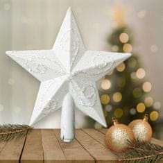 Flor de Cristal Flamenco Mystique vianočný stromček STAR 14,5 cm plast