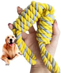 Camerazar Lano na preťahovanie lanom pre psov, bavlna, 40 cm, farebné
