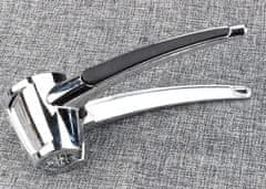 Camerazar Robustný luskáčik na orechy z nehrdzavejúcej ocele s pogumovanými rukoväťami, 18 cm x 9,5 cm