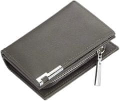 Camerazar Pánska malá peňaženka šedá karta organizátor elegantný