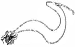 Camerazar Gotický náhrdelník s pavúkom tarantulou, retro štýl, šperkársky kov bez niklu, 50 cm