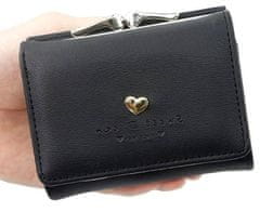 Camerazar Elegantná malá dámska peňaženka s prešívaním, ekologická umelá koža, 11 priehradiek, zapínanie na zips a patent