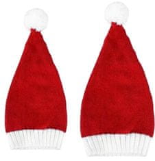 Camerazar Unisex detská čiapka Santa Hat, červená, akrylové vlákno, univerzálna veľkosť