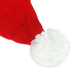 Camerazar Unisex detská čiapka Santa Hat, červená, akrylové vlákno, univerzálna veľkosť