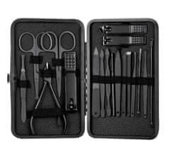 Camerazar Cestovné puzdro na manikúru Home Nail Set 18 Piece