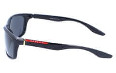 Camerazar Pánske športové slnečné okuliare s polarizáciou, sivé šošovky, v pevnom puzdre
