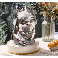 Flor de Cristal Flamenco Mystique Silver držiak na vreckovky CB42, plast, 24,5x21x15 cm, 225 g