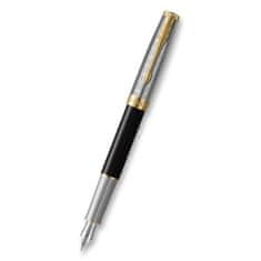 Parker Sonnet Premium Metal Black GT plniace pero 18K hrot F