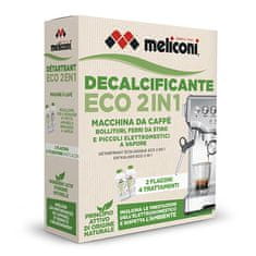Meliconi Čistič pre kávovary , 656163, Eco, 2v1, pre kávovary a malé domáce spotrebiče, 2 x 250 ml