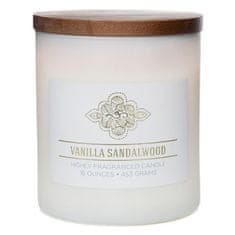 Colonial Candle Sviečka dekoratívny valec , Vanilkové santalové drevo, 453 g