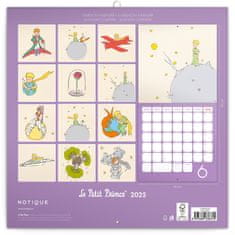 Notique Poznámkový kalendár Malý princ 2025, 30 x 30 cm