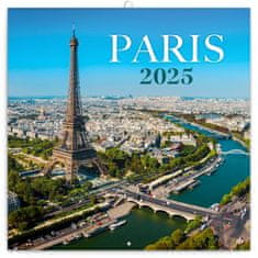 Notique Poznámkový kalendár Paríž 2025, 30 x 30 cm
