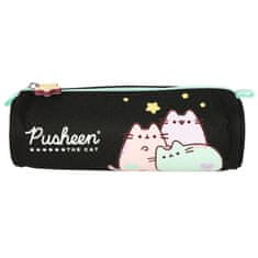 WOWO Školský peračník čierny Pusheen Pastel