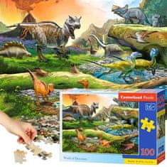 WOWO Puzzle 100 dielikov Svet dinosaurov 6+ CASTORLAND