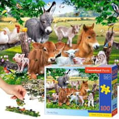 shumee Puzzle skladačka 100 dielikov Na farme 6+ CASTORLAND