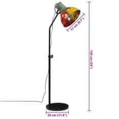 Vidaxl Podlahová lampa 25 W viacfarebná 30x30x90-150 cm E27