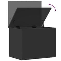 Vidaxl Úložný box čierny 60x42x46 cm kompozitné drevo