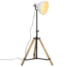 Vidaxl Podlahová lampa 25 W biela 75x75x90-150 cm E27