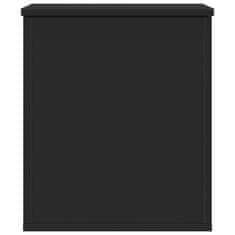 Vidaxl Úložný box čierny 40x42x46 cm kompozitné drevo