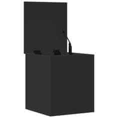 Vidaxl Úložný box čierny 40x42x46 cm kompozitné drevo